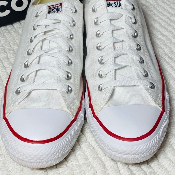 Converse White Unisex (Size: 9 Men's) Used Once - Picture 3 of 4